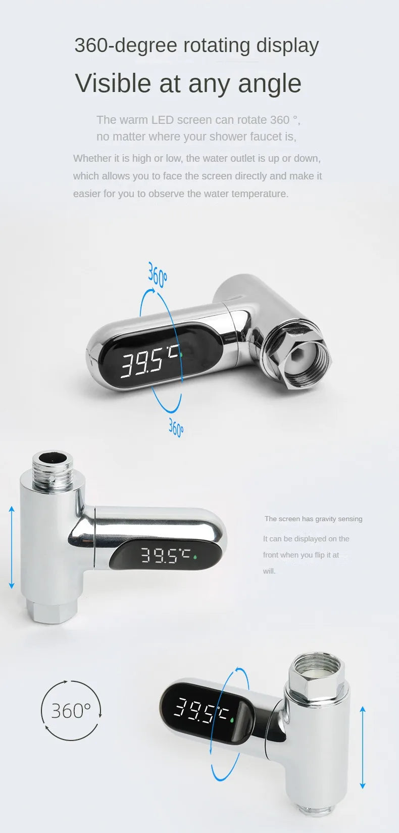 Self-Powered Water Temperature Meter