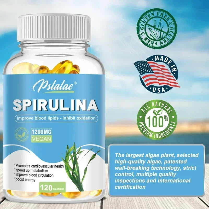 Organic Spirulina Immune Support Capsules