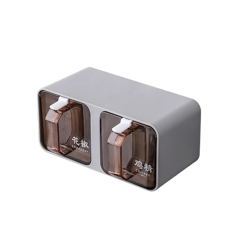 Wall-Mounted Spice Rack Set