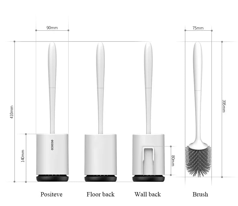 Bathroom Quick Drain Toilet Brush