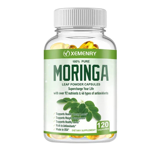 Organic Moringa Capsules for Energy & Wellness