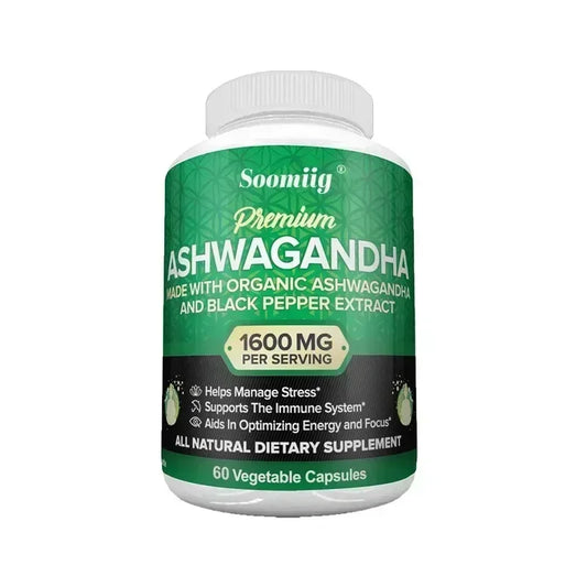 Organic Ashwagandha Black Pepper Capsules