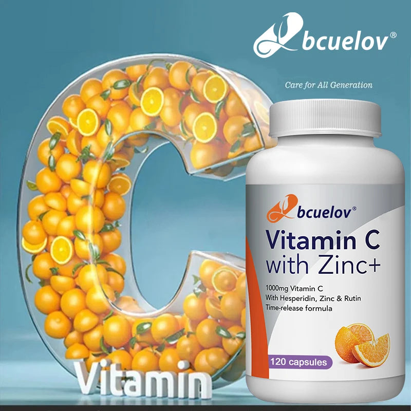 Vitamin C Zinc for Energy & Wellness