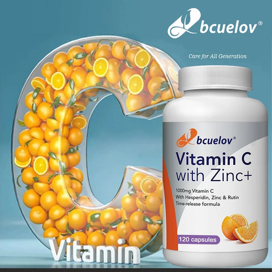 Vitamin C Zinc for Energy & Wellness