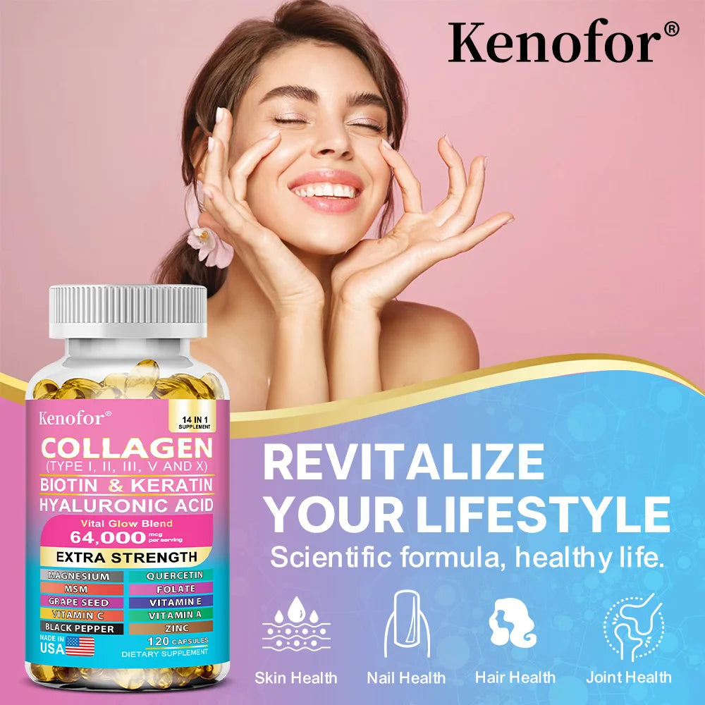 Collagen Biotin Keratin Vitamin Supplement