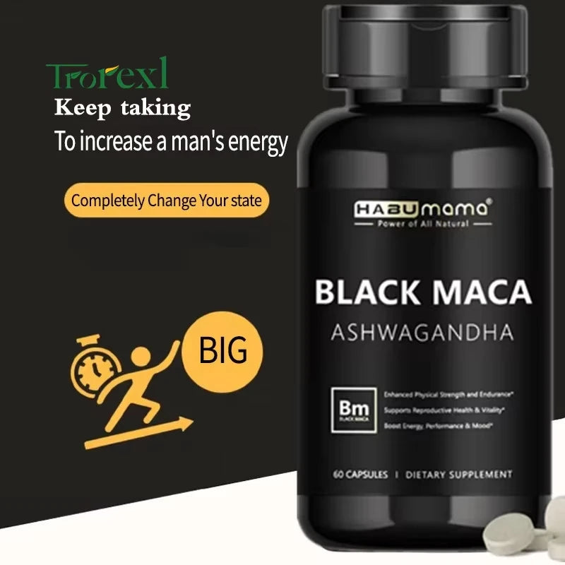 Organic Black Maca Energy Tablets
