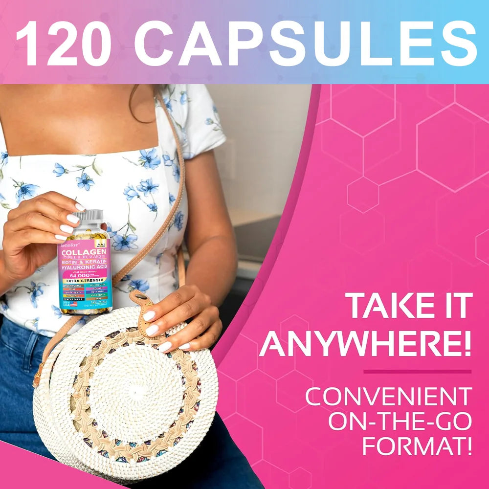 Collagen Biotin Keratin Vitamin Supplement