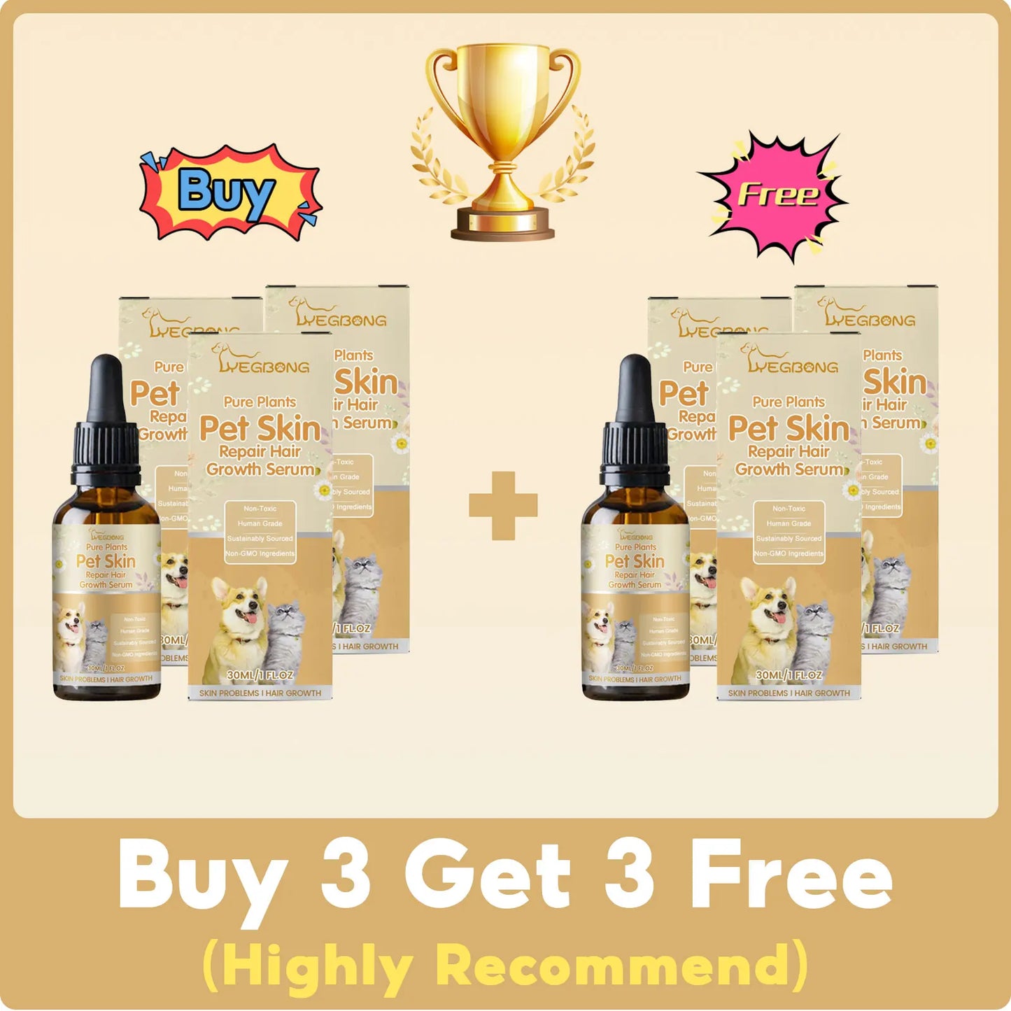 Pet Hair Conditioner with Natural Repair