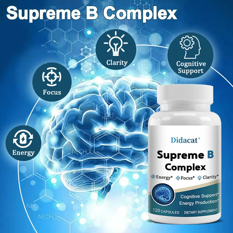 Organic Vitamin B Complex for Stress & Mood