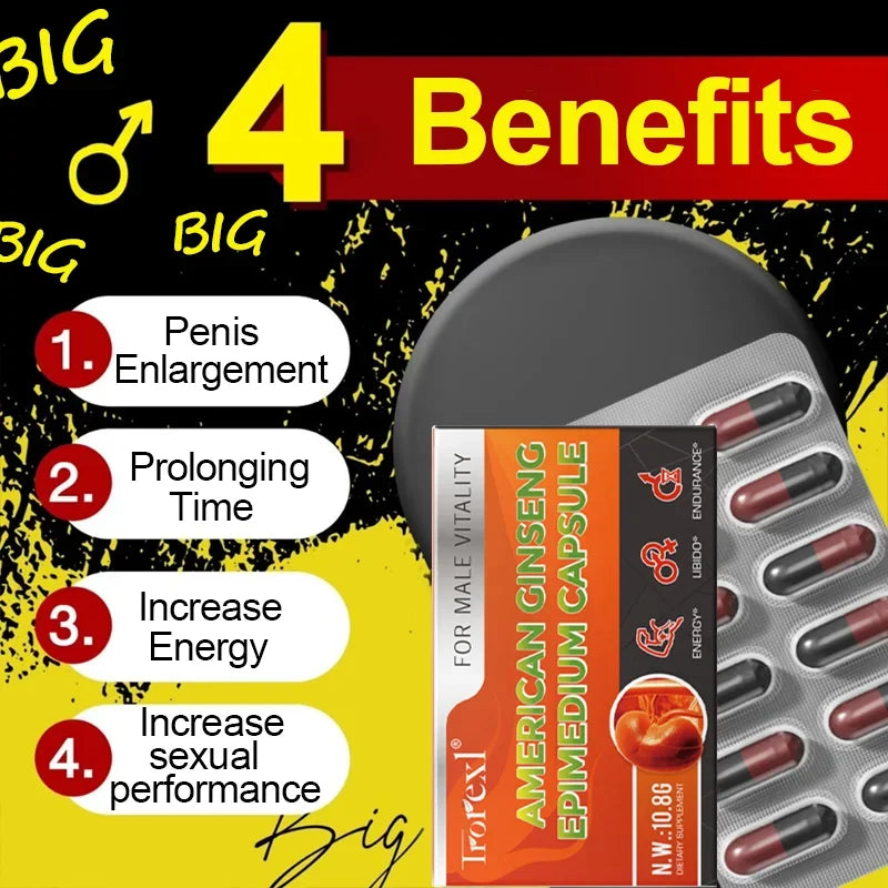 Organic Epimedium Ginseng Capsules