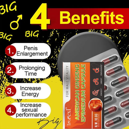 Organic Epimedium Ginseng Capsules