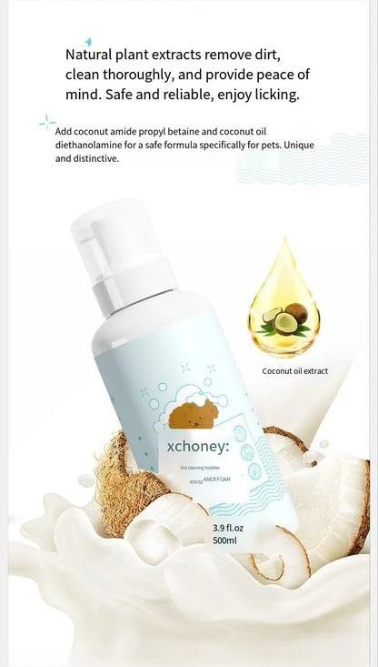 Natural Pet Dry Cleaning Foam