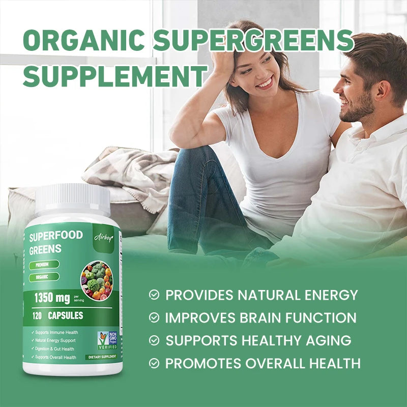 Superfood Greens Energy and Immunity Supplement