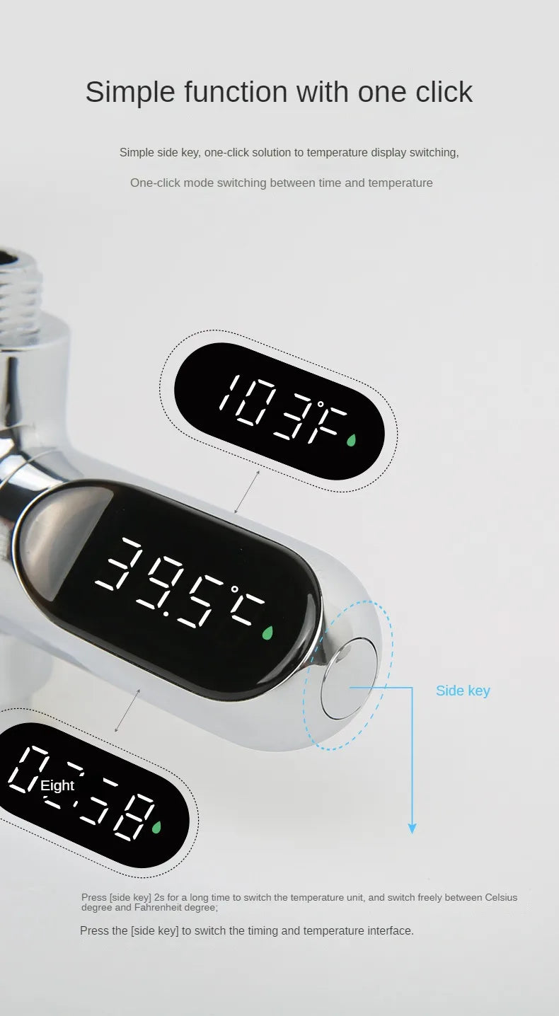 Self-Powered Water Temperature Meter