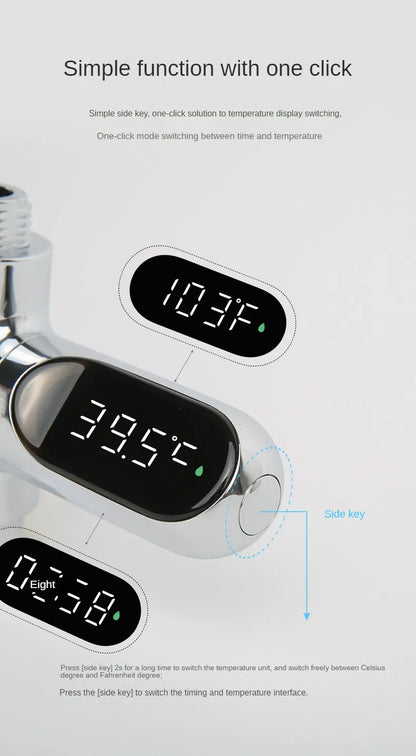 Self-Powered Water Temperature Meter