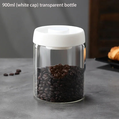 Airtight Coffee Bean Glass Jar