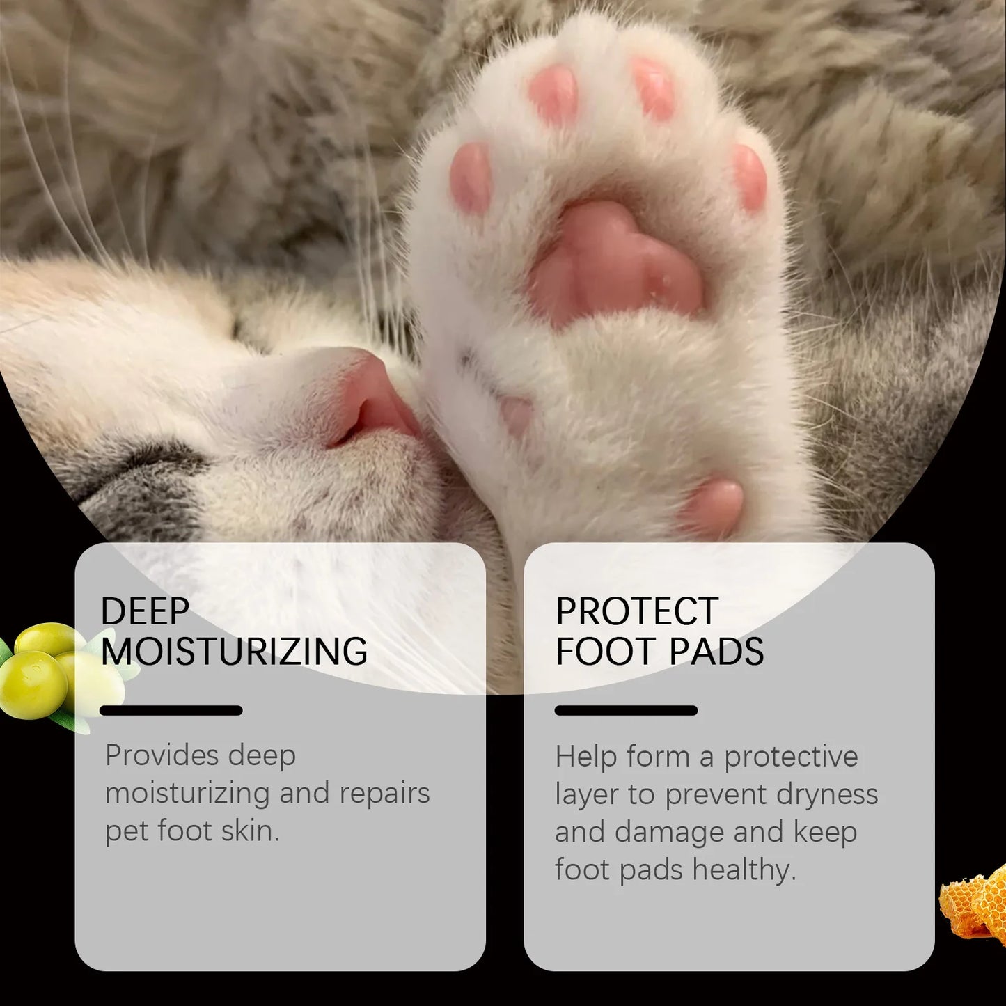 Moisturizing Pet Paw Balm Natural Formula