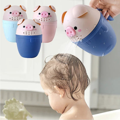 Cute Baby Piggy Shampoo Rinse Cup