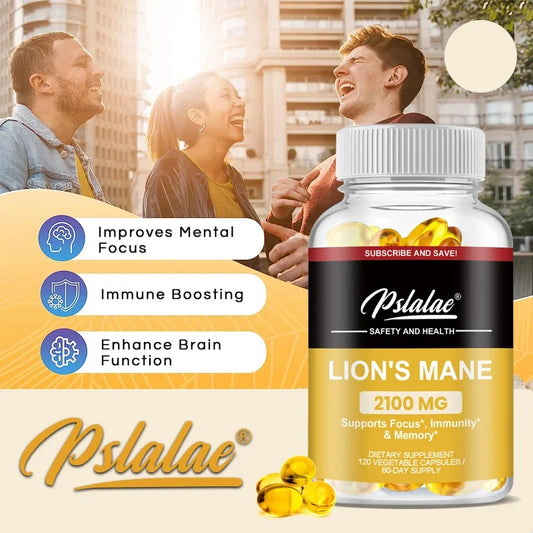 Lion’s Mane Vitamin Supplement Capsules