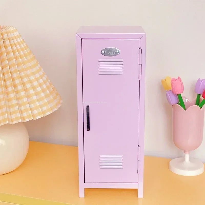 Pink Iron Cosmetic Organizer Rack
