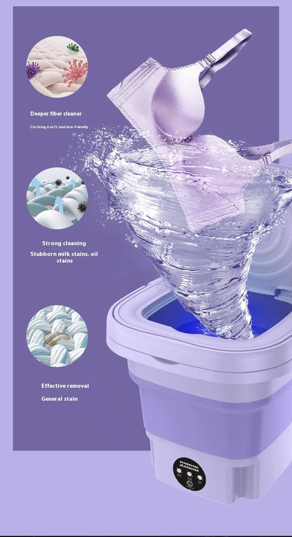 8L Small Washer with Spin Dryer