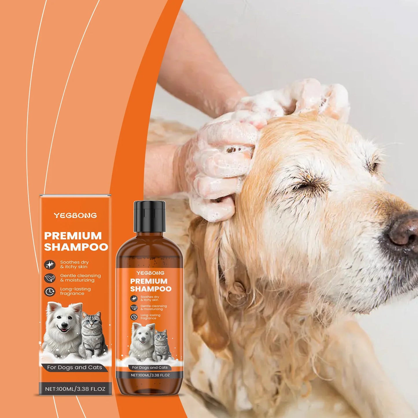 Natural Pet Shampoo for Healthy Coat