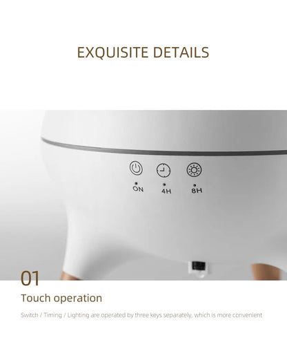 50ML Gradient Color Humidifier Dynamic Essential Oil Diffuser
