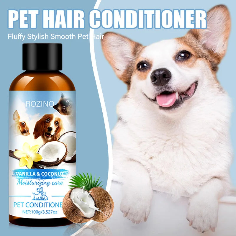 Natural Pet Bath Shampoo Conditioner Set