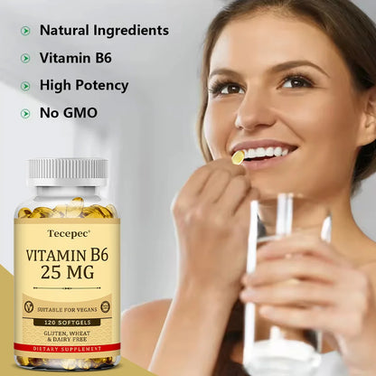 Vitamin B6 Supplement for Energy Support