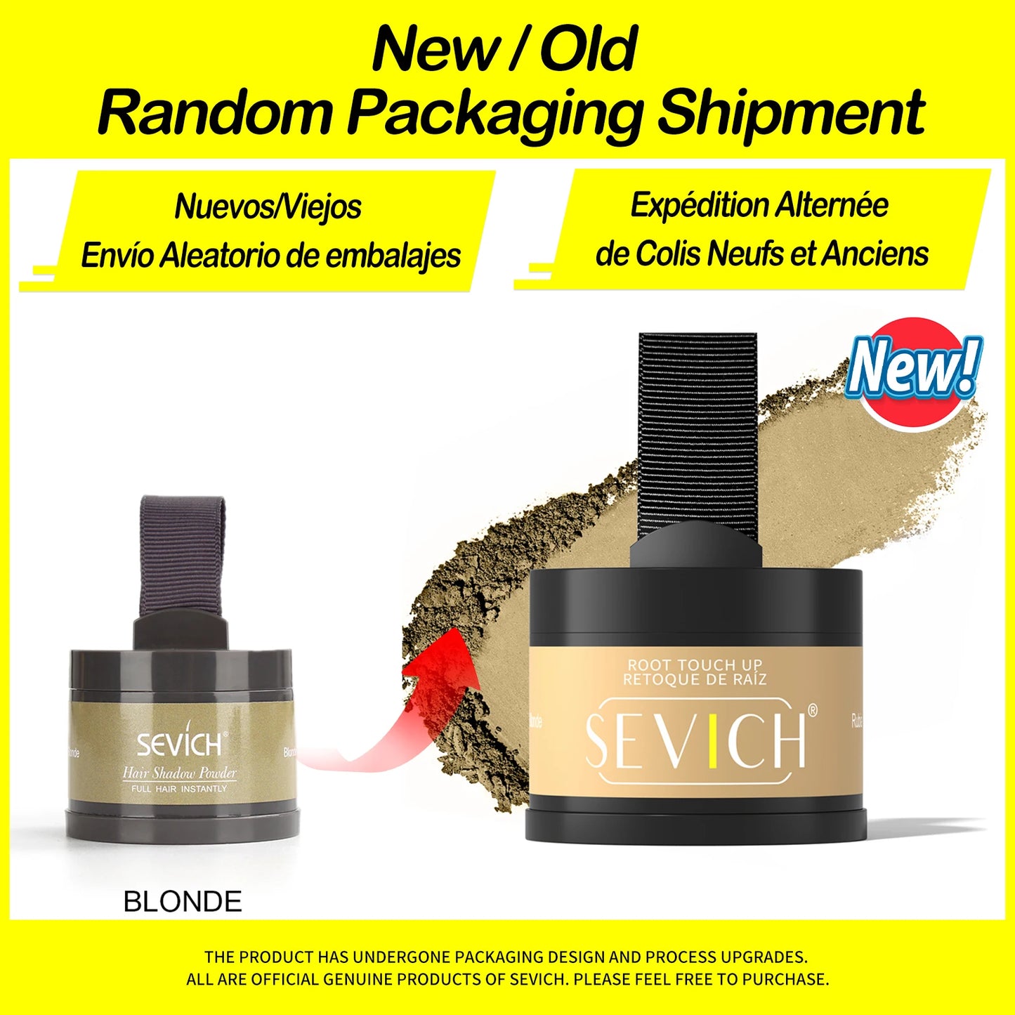 Sevich Hairline Shadow Powder for Hair Loss Concealment