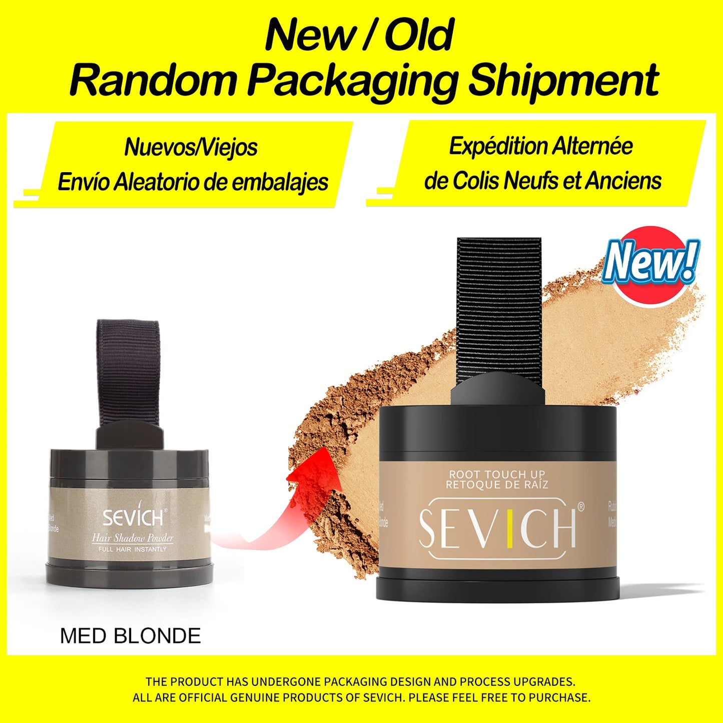 Sevich Hairline Shadow Powder for Hair Loss Concealment
