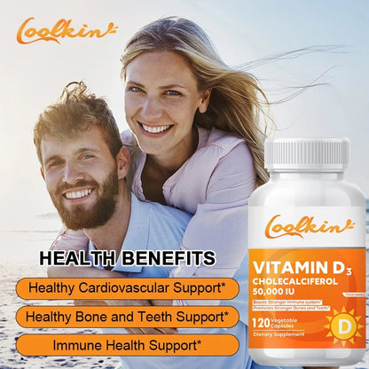 Vitamin D3 50,000 IU for Bone & Immunity