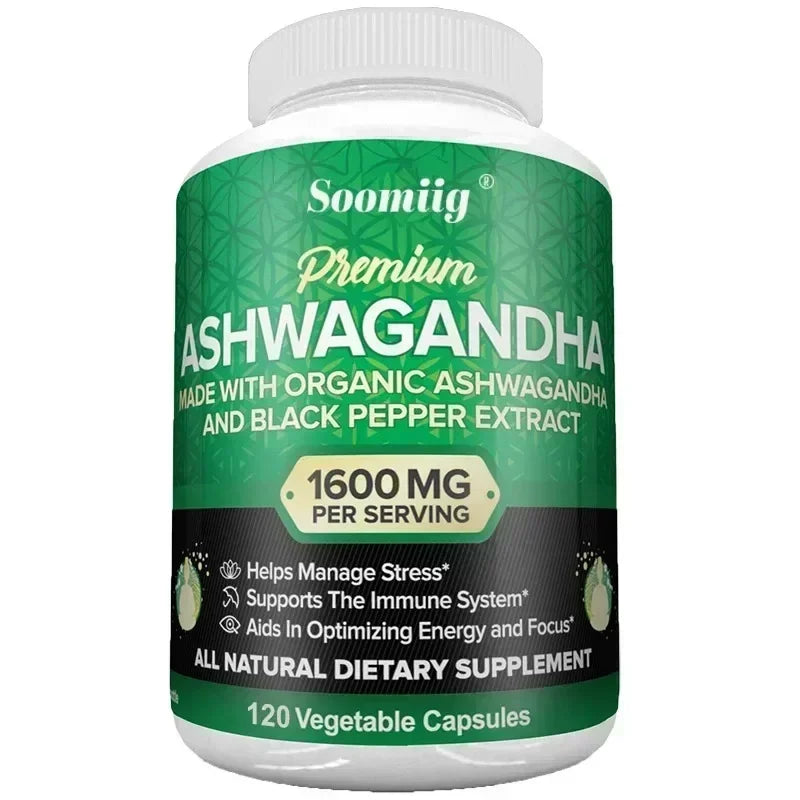 Organic Ashwagandha Black Pepper Capsules