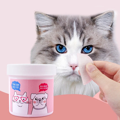 Pet Eye Cleaning Wipes Natural Formula