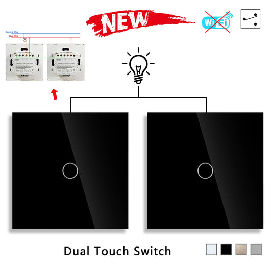 JHJCH Dual Touch Wall Switch