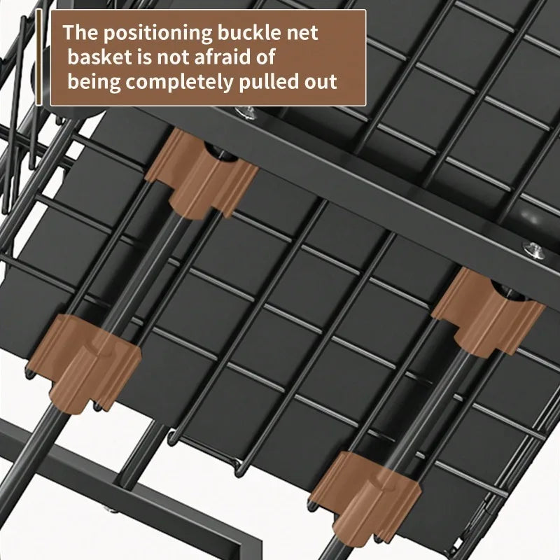 Pull-Out Under-Sink Organizer Rack