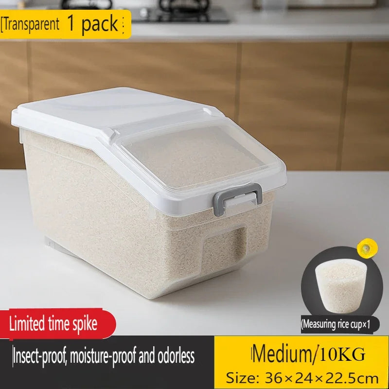 Plastic Moisture-Proof Rice Storage Box