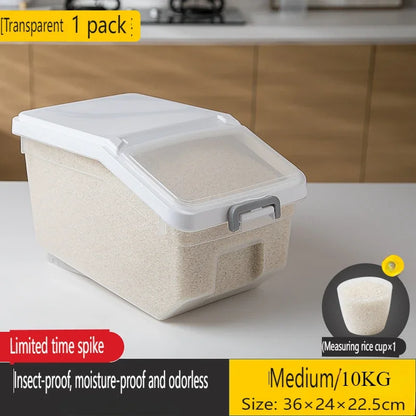 Plastic Moisture-Proof Rice Storage Box