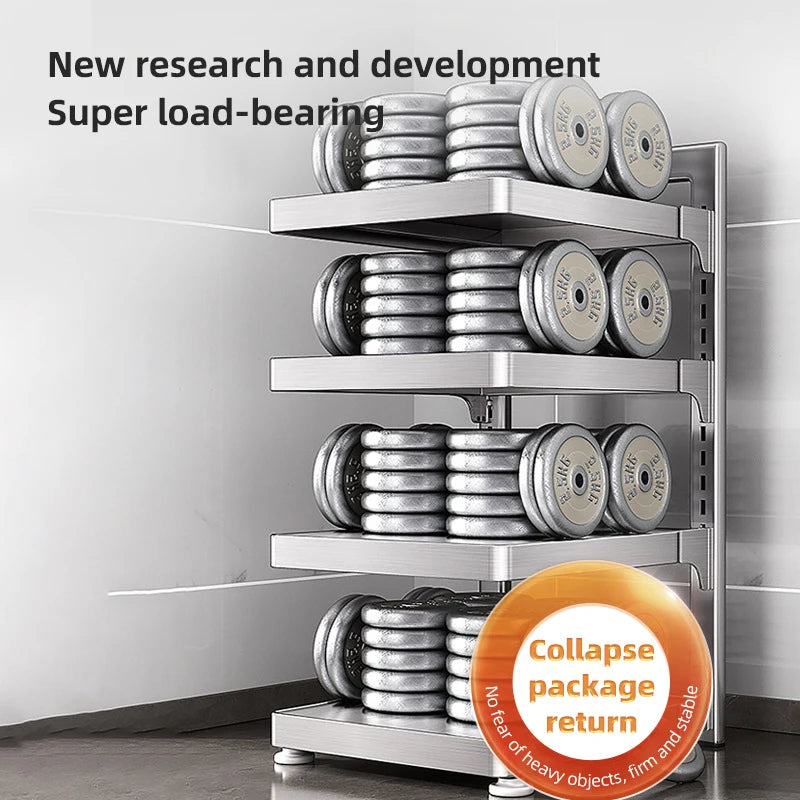 Adjustable Stainless Steel Pot Rack Organizer