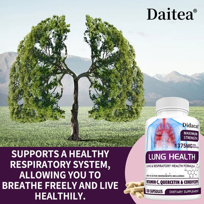 Vitamin C Quercetin Lung Support Supplement