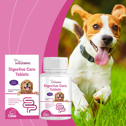 Natural Dog Probiotic Health Tablets