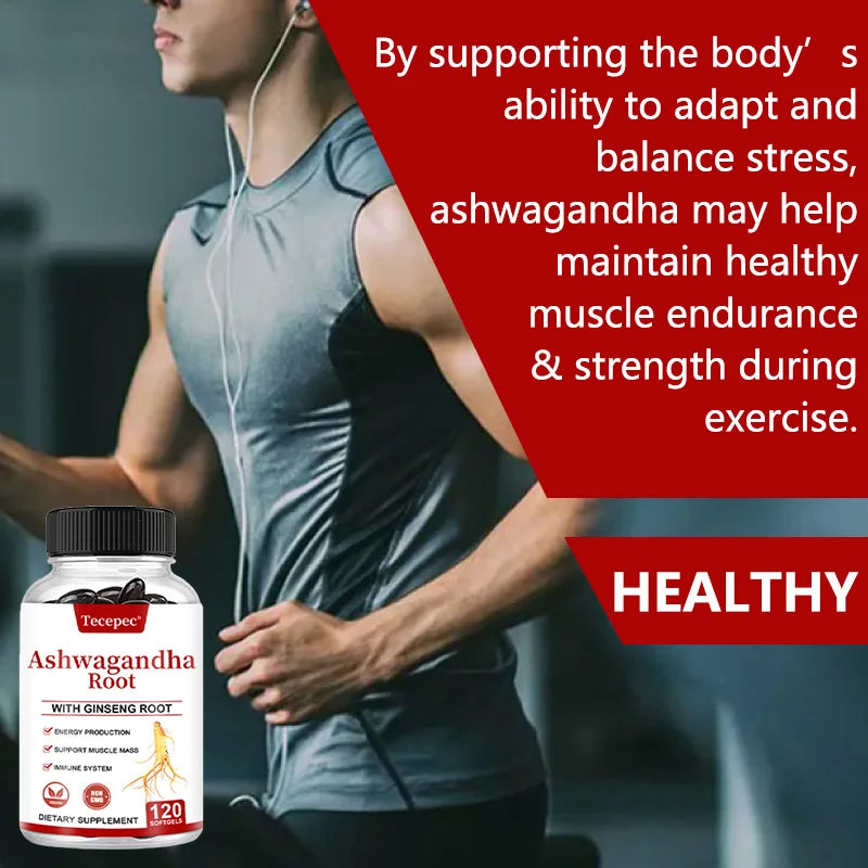 Organic Ashwagandha Herbal Energy Supplement