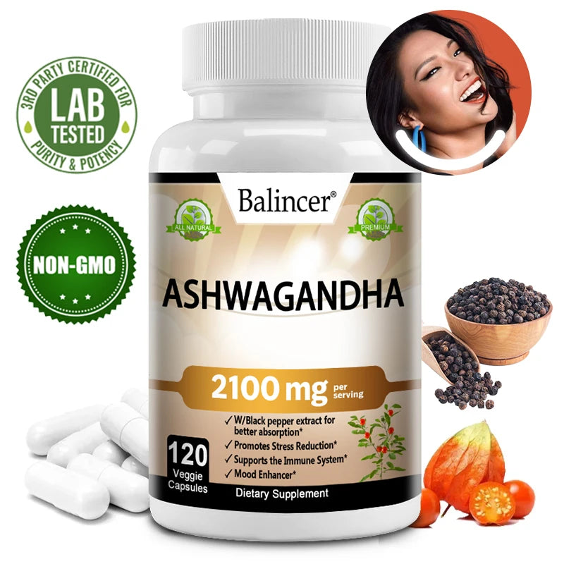 Organic Ashwagandha Stress Relief Supplement