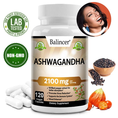Organic Ashwagandha Stress Relief Supplement