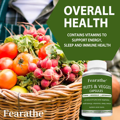 Fruit Vegetable Multivitamin Energy Capsules