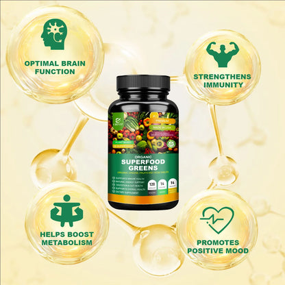 Organic Super Greens Health Supplement