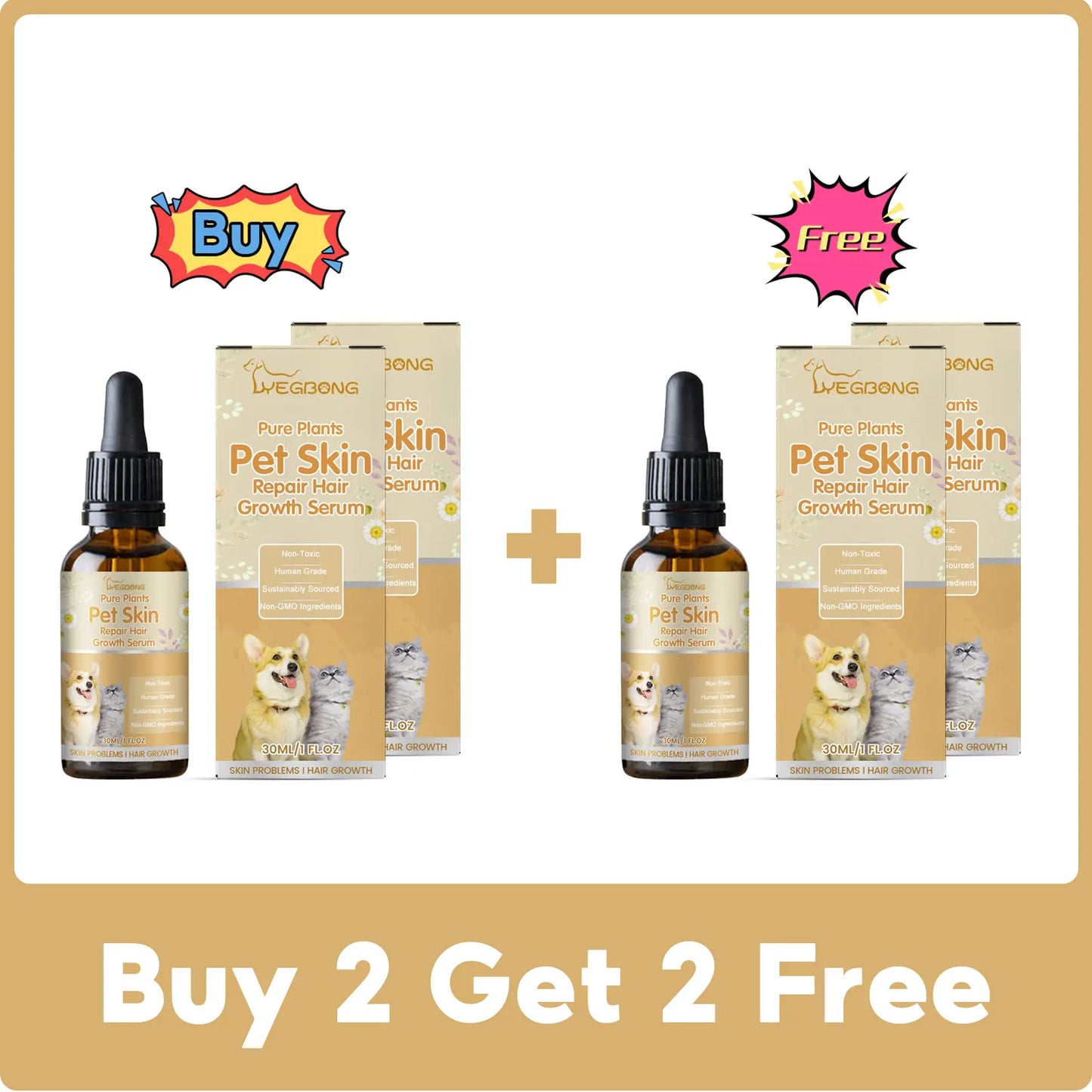 Pet Hair Conditioner with Natural Repair
