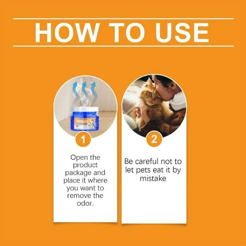 Natural Pet Odor Removal Gel