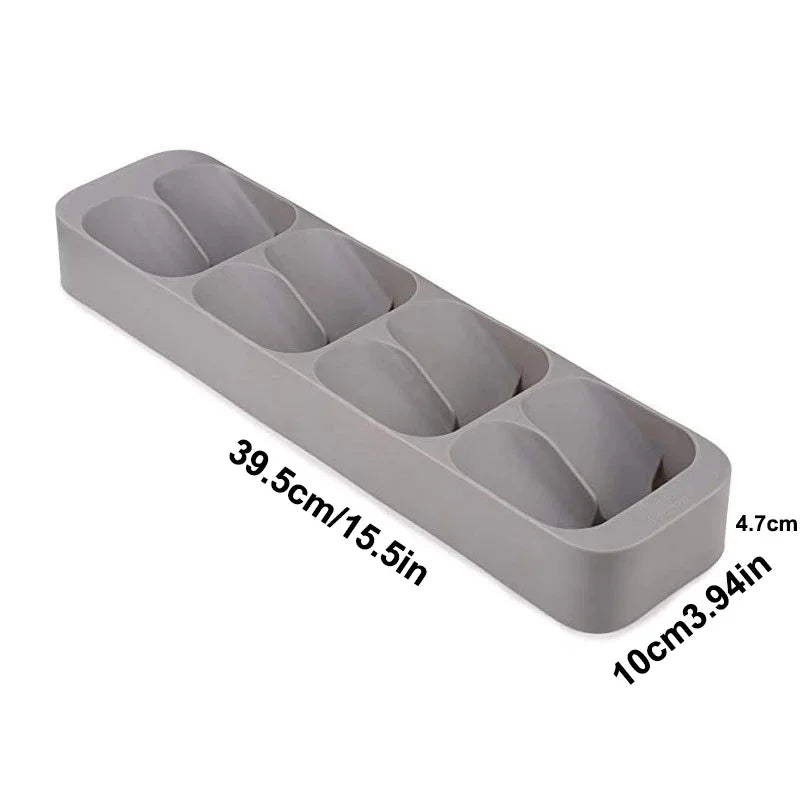 8-Grid Kitchen Spice Rack Organizer