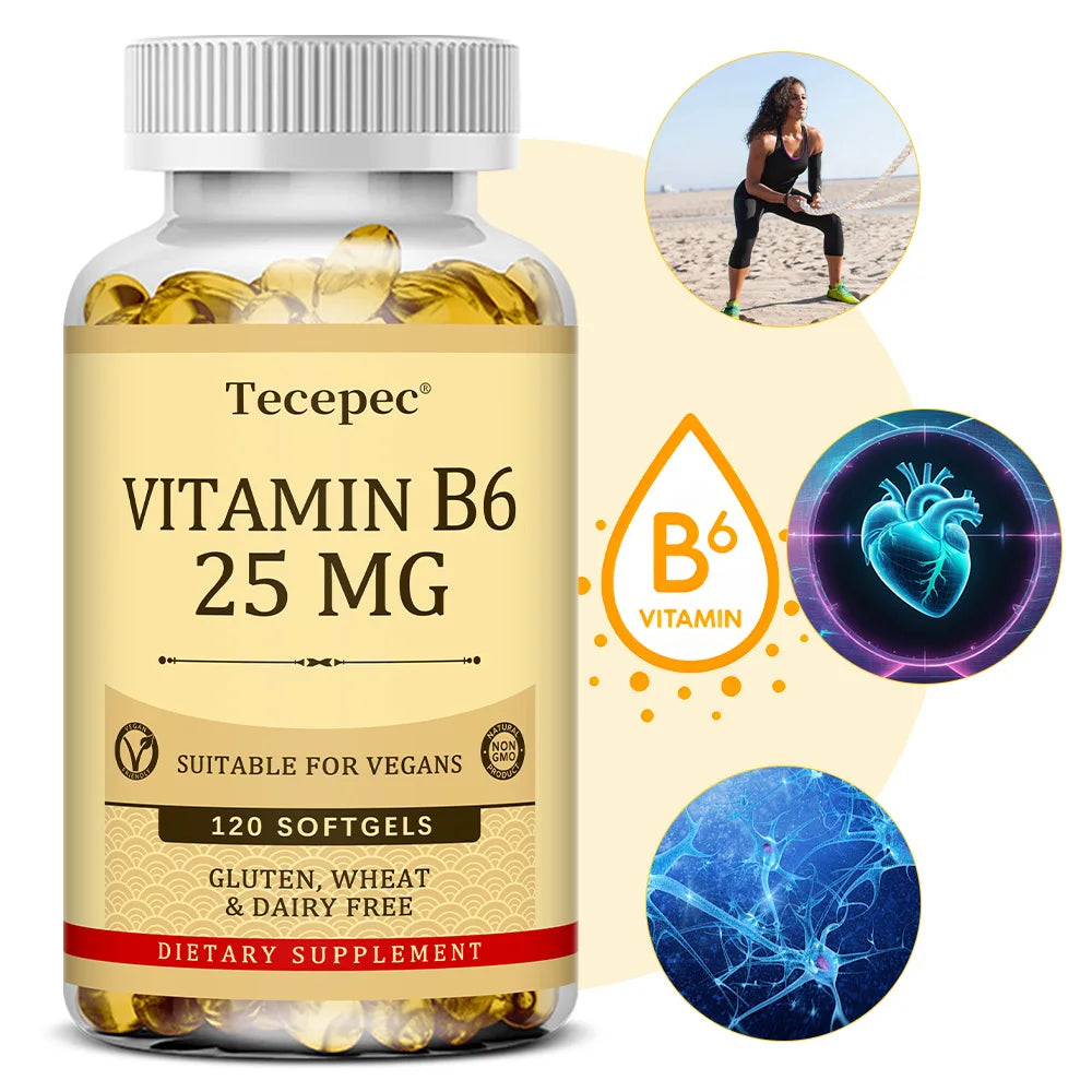 Vitamin B6 Supplement for Energy Support